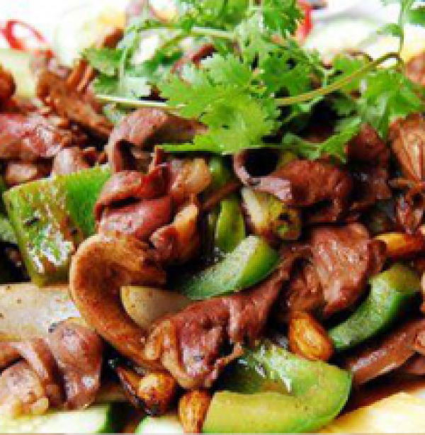 Cật xào ớt Đà Lạt